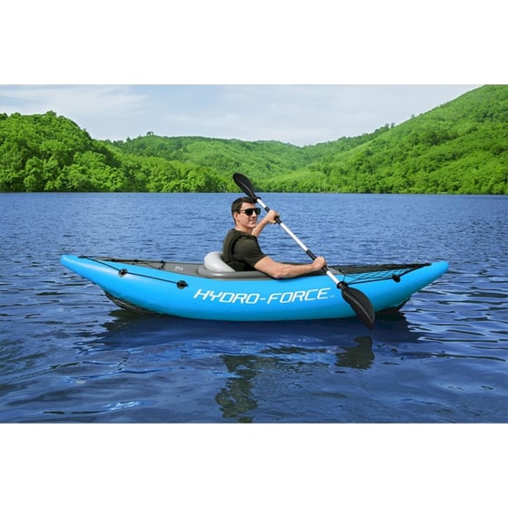 Καγιάκ Φουσκωτό Μονοθέσιο Bestway Hydro-Force 275cm - Γαλάζιο/ Γκρι image 10