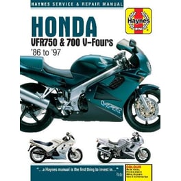 Honda VFR750 & 700 V-Fours (86 - 97) Haynes Repair Manual