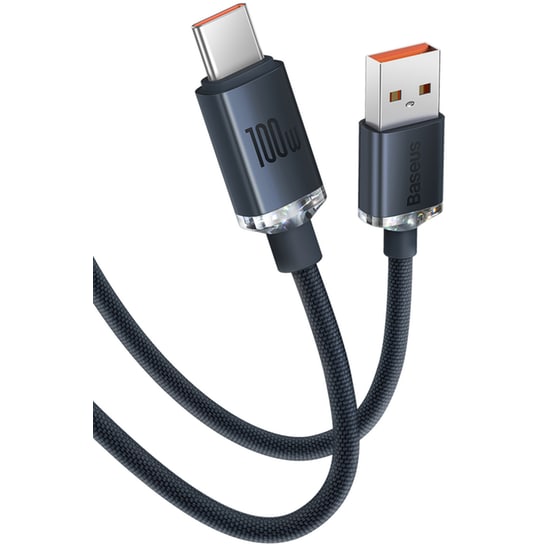 Καλώδιο δεδομένων Baseus Crystal Shine Series Usb to Usb-C 100W 2m - Black image 4