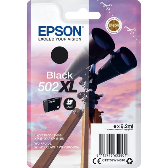 Epson 502XL Μαύρο Μελάνι Εκτυπωτή image 0