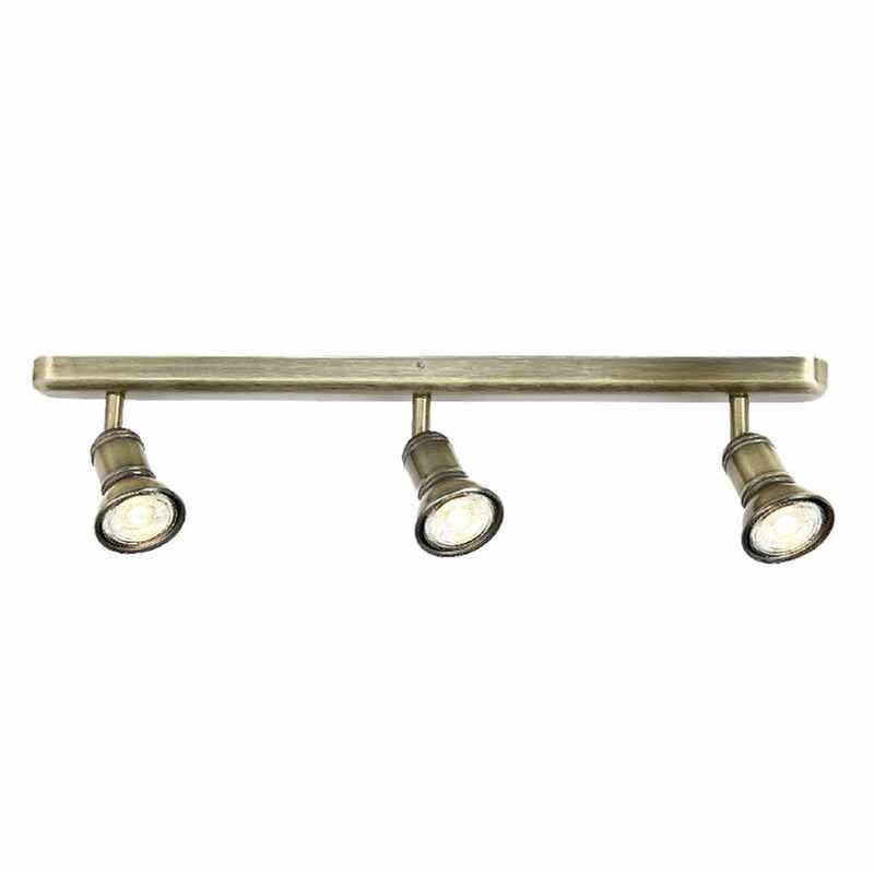 Σποτ Τρίφωτο Aca Brulee Su283epbr Μεταλλικό - Μπρονζέ