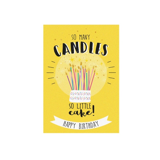 Ευχετήρια Κάρτα Legami Happiness So Many Candles image 0