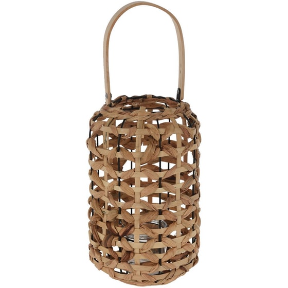 Διακοσμητικό Φανάρι Spitishop Ξύλινο 22x45cm - Μπεζ image 0