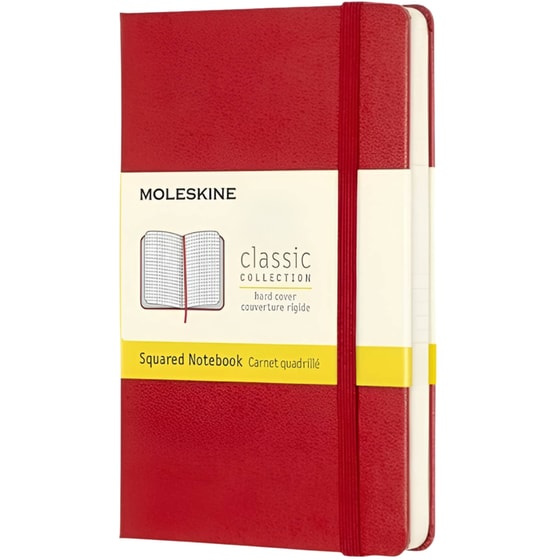 Σημειωματάριο Moleskine Small Καρέ Κόκκινο (1 Τεμάχιο) image 0