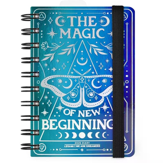 Ημερολόγιo Ημερήσιο Legami 2026 12Μ Small Spiral Moth image 0