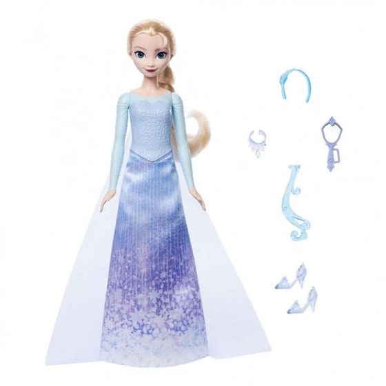 Κούκλα Mattel Disney Frozen Fashion Doll Spin&reveal Elsa Wave 2 image 2