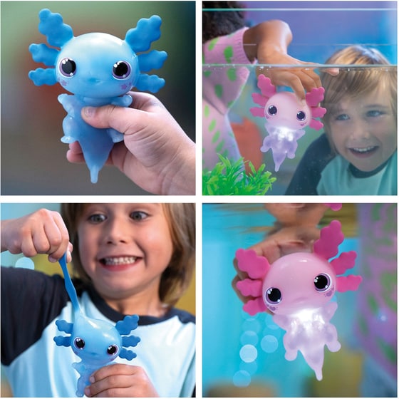 Animagic Φιγούρα Νερού Let's Glo Axolotl image 7