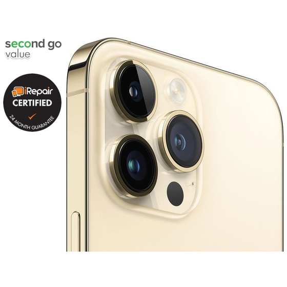 Μεταχειρισμένο Apple iPhone 14 Pro 256GB Gold second go value Certified by iRepair image 6