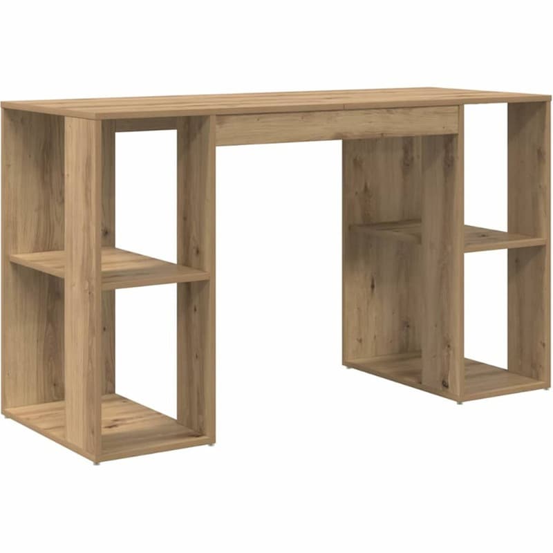 Γραφείο VidaXL από Επεξεργασμένο Ξύλο 130x50,5x75 cm - Artisan Δρυς