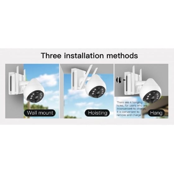 Ασύρματη IP Camera Vstarcam BG69-TZ 3MP Full HD+ Αδιάβροχη Εξωτερική με Αμφίδρομη Επικοινωνία 4G image 1