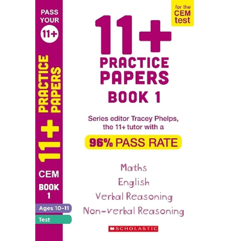11+ Practice Papers for the CEM Test Ages 10-11 - Book 11