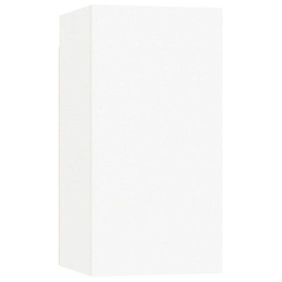 Έπιπλα Τηλεόρασης VidaXLΜοριοσανίδα 4 Τμχ 80x30x30 cm - Λευκό image 5