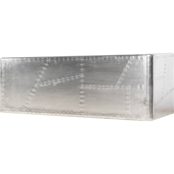 Γραφείο VidaXL Aviator από Μέταλλο 112x50x76 cm - Ασημί image 3