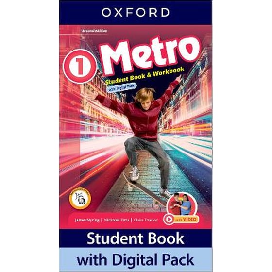 Metro 1: Student Book and Workbook with Digital Pack image 0