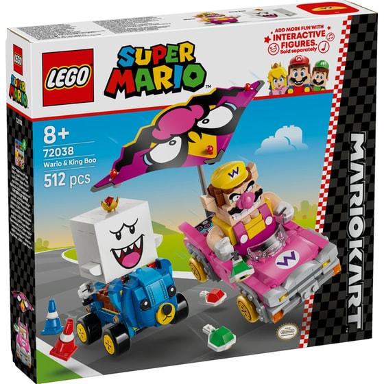 LEGO® Super Mario™ Mario Kart™ - Wario & King Boo (72038) image 0