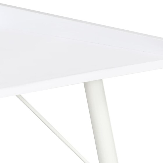 Γραφείο Μελέτης VidaXL από Μοριοσανίδα 90x50cm - Λευκό image 4