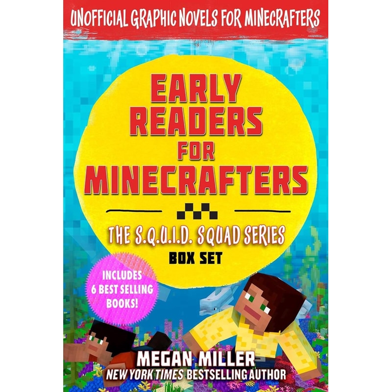 Early Readers for Minecrafters—The S.Q.U.I.D. Squad Box Set