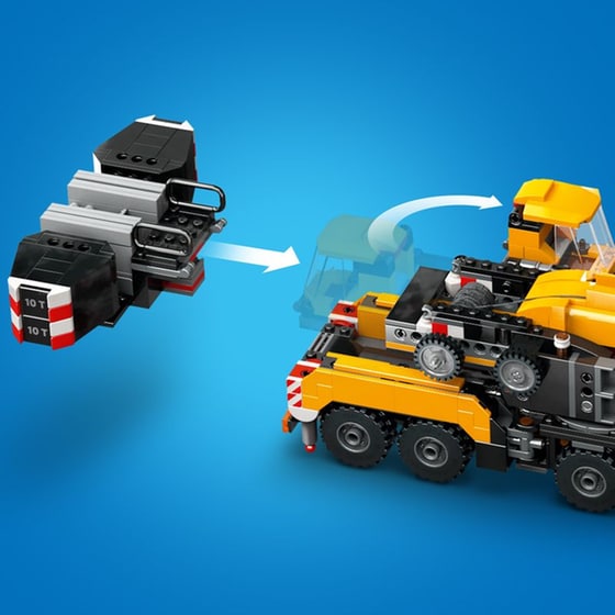 LEGO® City Yellow Mobile Construction Crane (60409) image 10