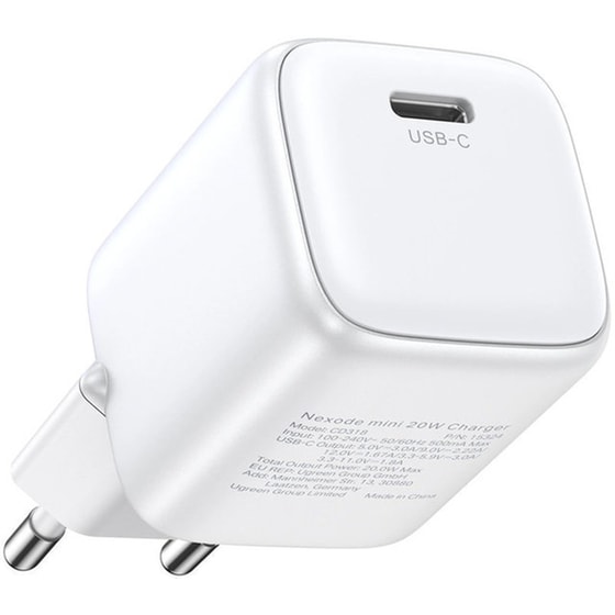 CHARGER UGREEN NEXODE MINI 20W WH image 2