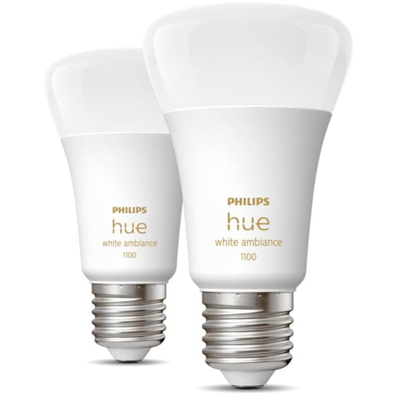 Έξυπνες Λάμπες Philips Hue A60 - E27 2 Τμχ - Λευκό image 1