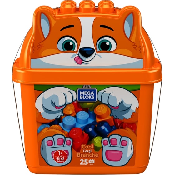 Mega Bloks Κουβαδάκι με Τουβλάκια - Σκυλάκι image 0