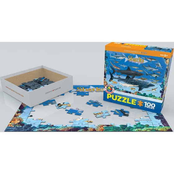 Παζλ Eurographics Sharks (100 Κομμάτια) image 2