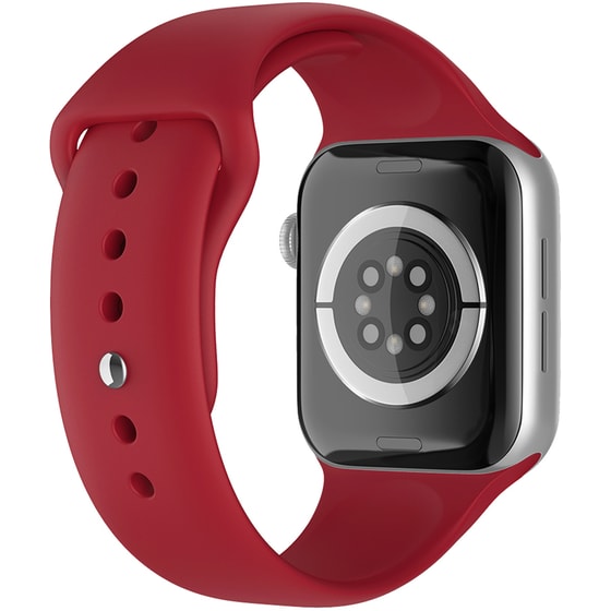 Λουράκι Sonique Σιλικόνης για Apple Watch 49mm - Κόκκινο Σκούρο image 1