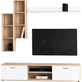 Σύνθεση Σαλονιού με Έπιπλο Τηλεόρασης Kitwood από Μελαμίνη - Sonoma/ Δρυς