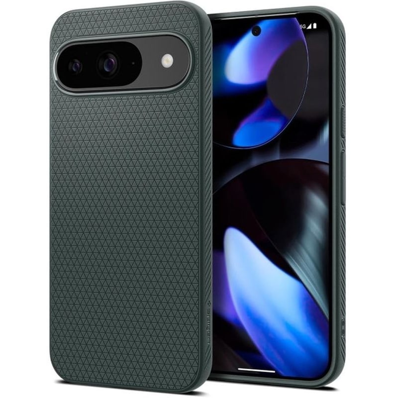 Θήκη Σιλικόνης - Google Pixel 9 / 9 Pro - Spigen Liquid Air - Abyss Green (acs07683)