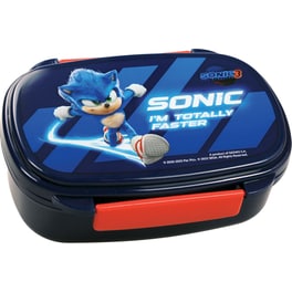 Φαγητοδοχείο με Κουτάλι και Πιρούνι Gim Sonic the Hedgehog 3 500 ml