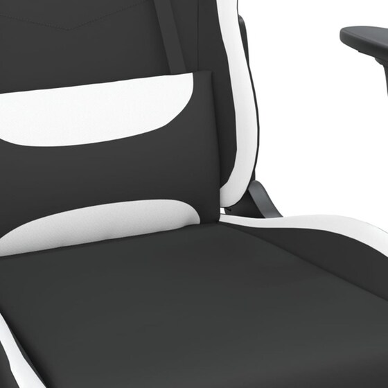Καρέκλα Gaming VIDAXL 3143750 με Υποπόδιο - Μαύρο image 6