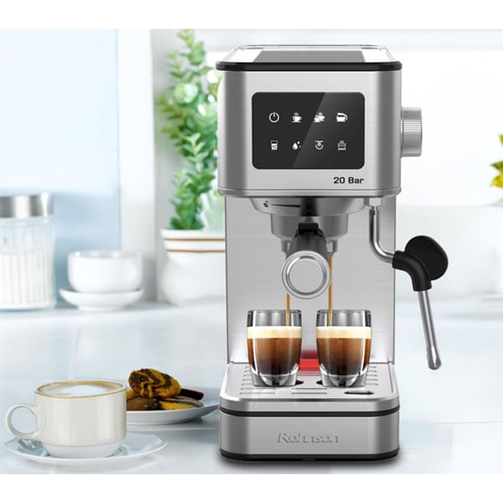 ROHNSON R-98050 1200W 20bar Inox Μηχανή Espresso image 4