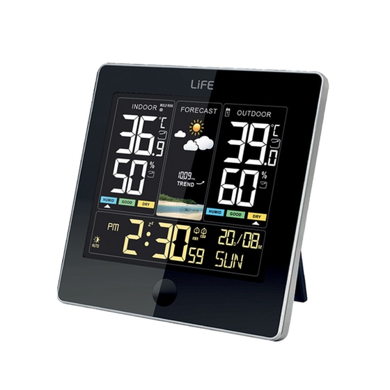 Μετεωρολογικός Σταθμός Life Alpine 221-0392 4.8″ - Μαύρο image 3