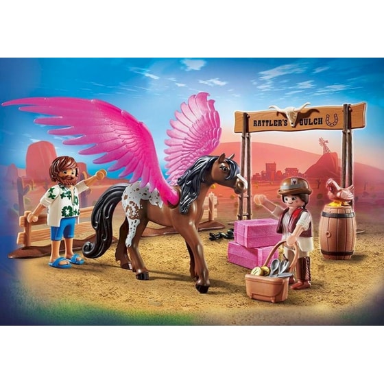 PLAYMOBIL® The Movie Η Μάρλα και Ο Ντελ στην Άγρια Δύση (70074) image 2