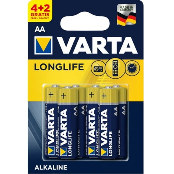Varta Αλκαλικές Μπαταρίες  LR06 AA 1.5V 6τμχ image 0