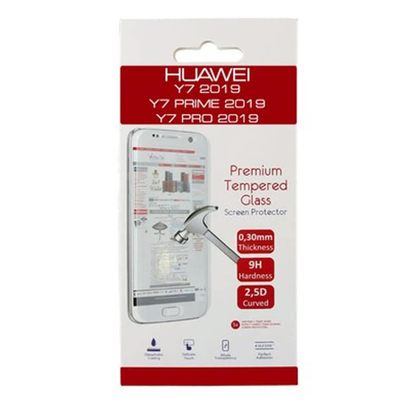 OEM Προστατευτικό οθόνης Volte-Tel 2.5D Full Glue Tempered Glass (Huawei Y7 2019/Huawei Y7 Pro 2019)