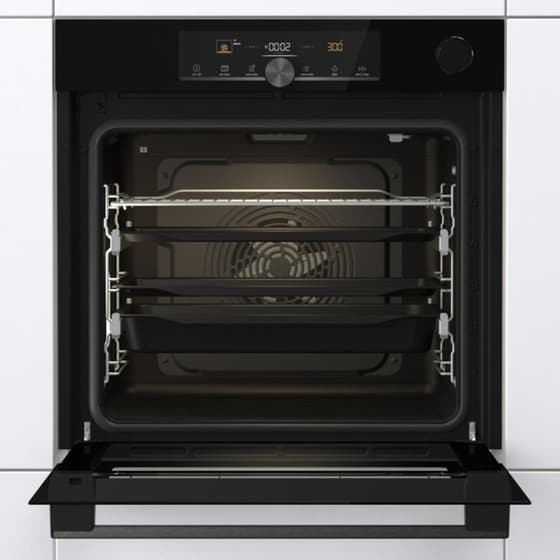 Εντιχοιζόμενος Φούρνος Άνω Πάγκου GORENJE BSA6747A04BGWI 77 lt Μαύρο image 3