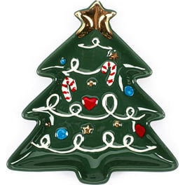 Tri-Coastal Design Δίσκος Κεραμικός Xmas Tree