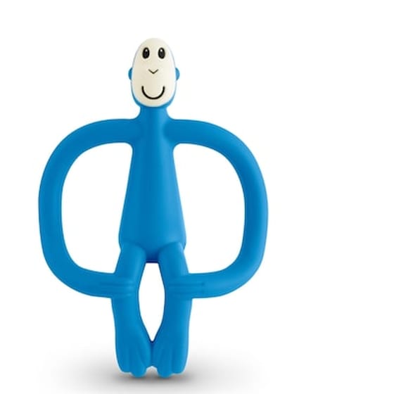 Matchstick Monkey Μασητικό Monkey Teething Toy - Blue-240102 image 0