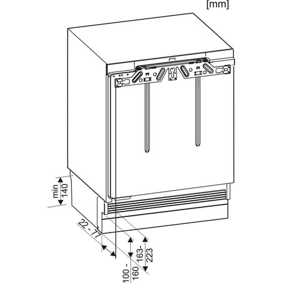 MIELE F 31202 Ui-1 95 Lt Λευκό Πλήρως Εντοιχιζόμενος Καταψύκτης Όρθιος image 5