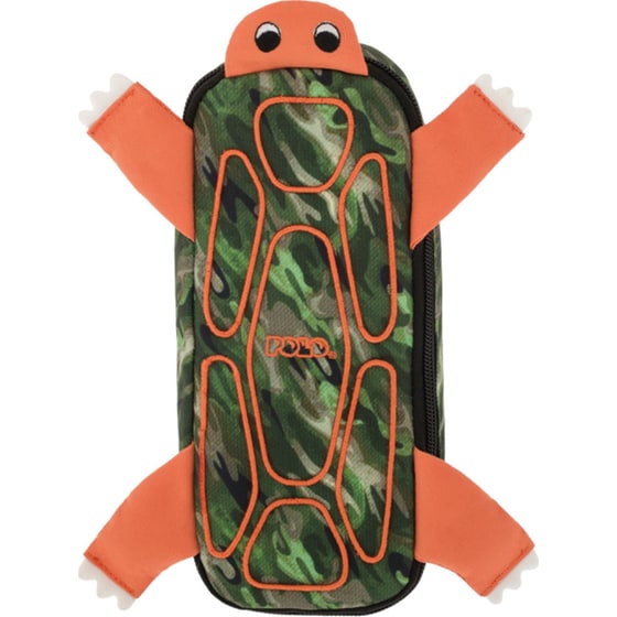 Κασετίνα Οβάλ Polo Pencil Case Animal Χελώνα Μονή Πράσινο image 0