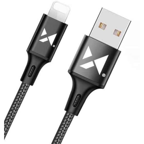 Καλώδιο δεδομένων Wozinsky Wuc-l1b Usb to Lightning 2.4A 1m - Black image 2