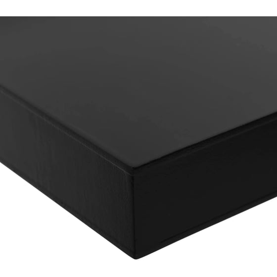 Ράφια Τοίχου VidaXL από MDF 100x20x3.8 cm 2 Τμχ - Μαύρο image 4