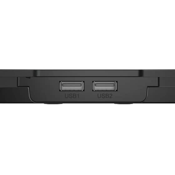 Βάση Laptop Cooler Powertech PT-1346 15.6" - Μαύρο image 1