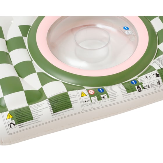 Στρώμα Θαλάσσης SunnyLife Luxe Lie-On Float Κάμερα - Πρασινο/Λευκό image 2