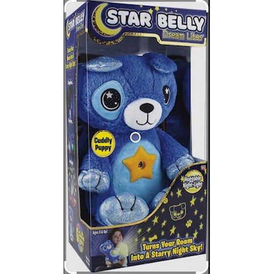 Star Belly Dream Lites Huggable Nightlight Plush Blue image 1