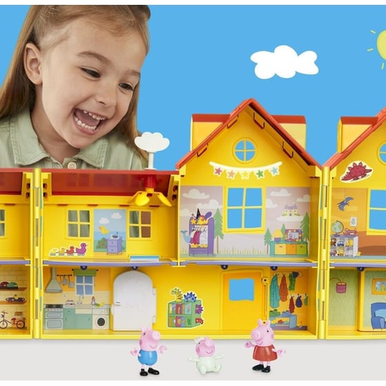Hasbro Σετ Παιχνιδιού Peppa Pig Peppa's Big Family House (G05085) image 7