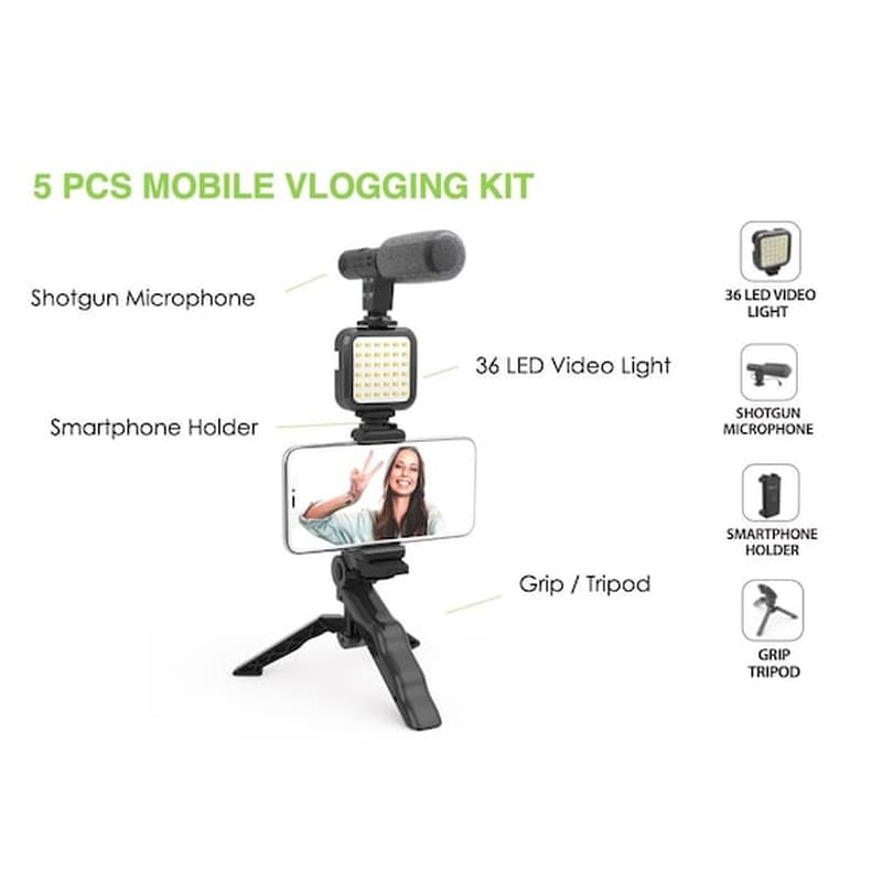 OEM Digipower Vlogging Kit 4 Parts