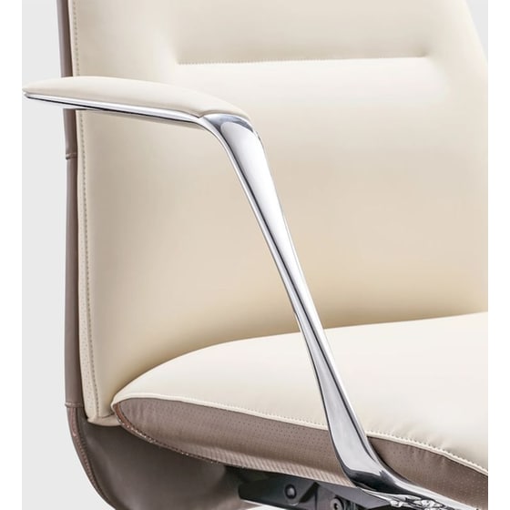 Καρέκλα Γραφείου Εργονομική Eureka Ergonomic ERK-OC08-OW από Δερματίνη - Λευκή image 6