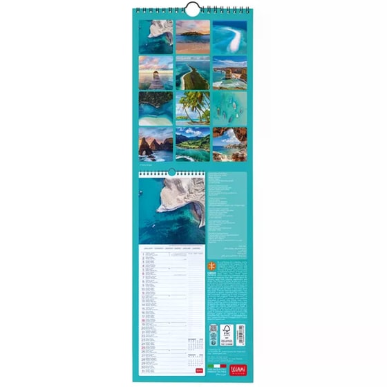Ημερολόγιο Τοίχου Legami 2026 Vitamin Sea 16x49cm image 2